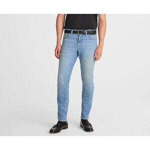 Madewell Jean Mens 32x32 Athletic Slim Jeans Blue Wash Denim Zip Fly NW212